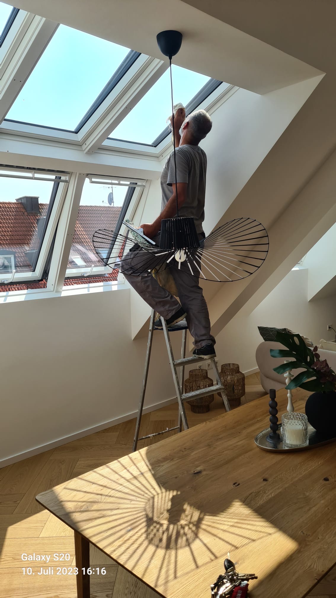 Fensterpflege in privatem Wohnraum
